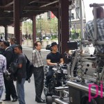 Aamir Khan en Chicago durante el rodaje de "Dhoom: 3"